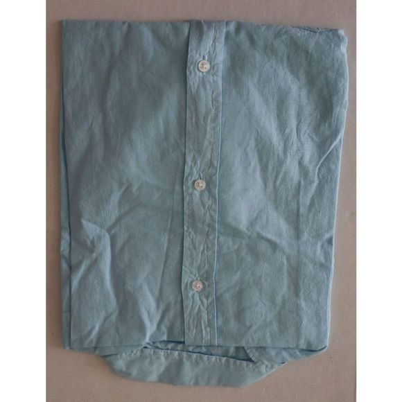 Frank & Eileen Women's Sz M Blue Eileen Relaxed Button-Up Long Sleeve Shirt $278 - Picture 4 of 4